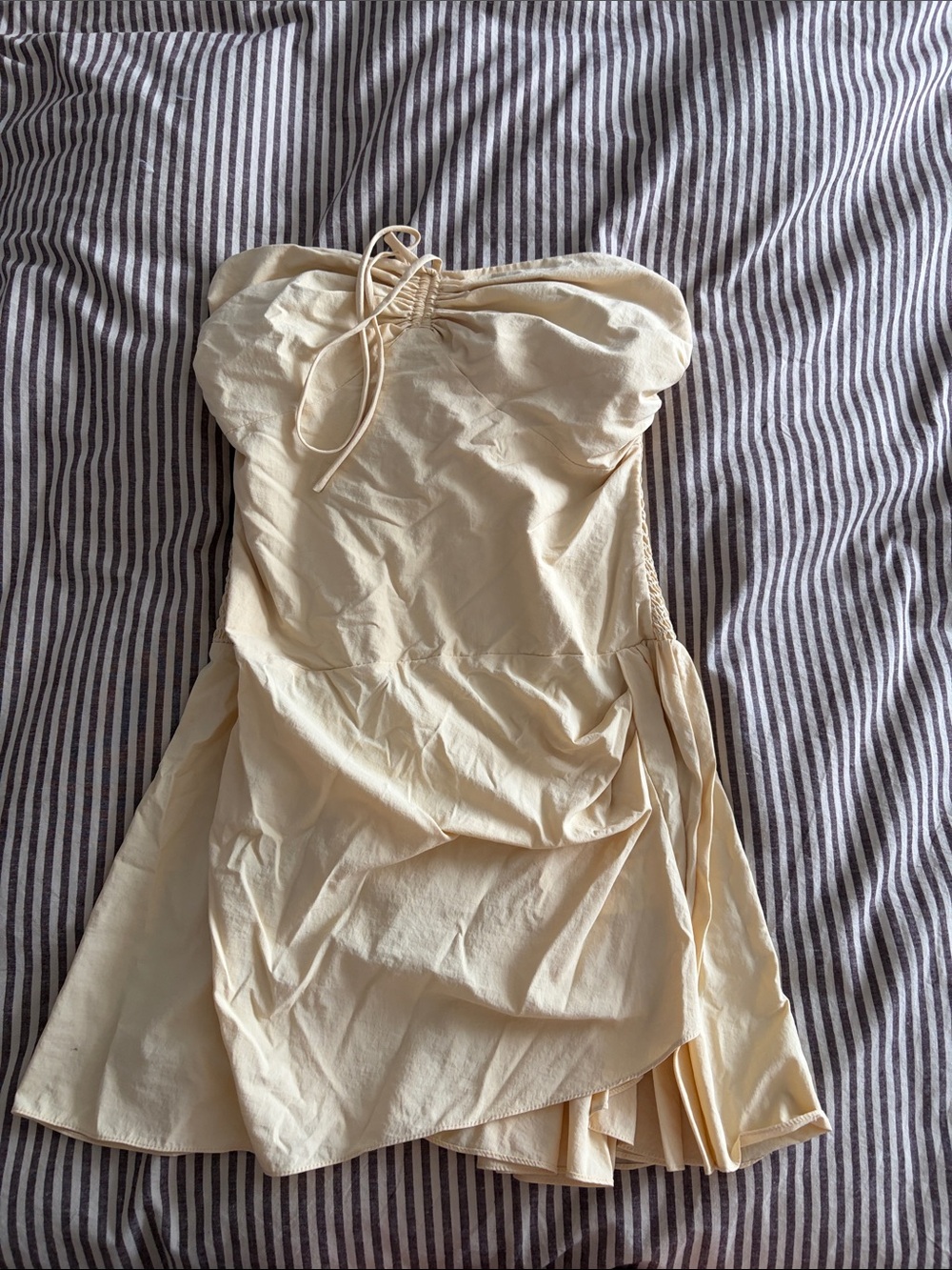 Orseund Iris Bardot Mini Dress